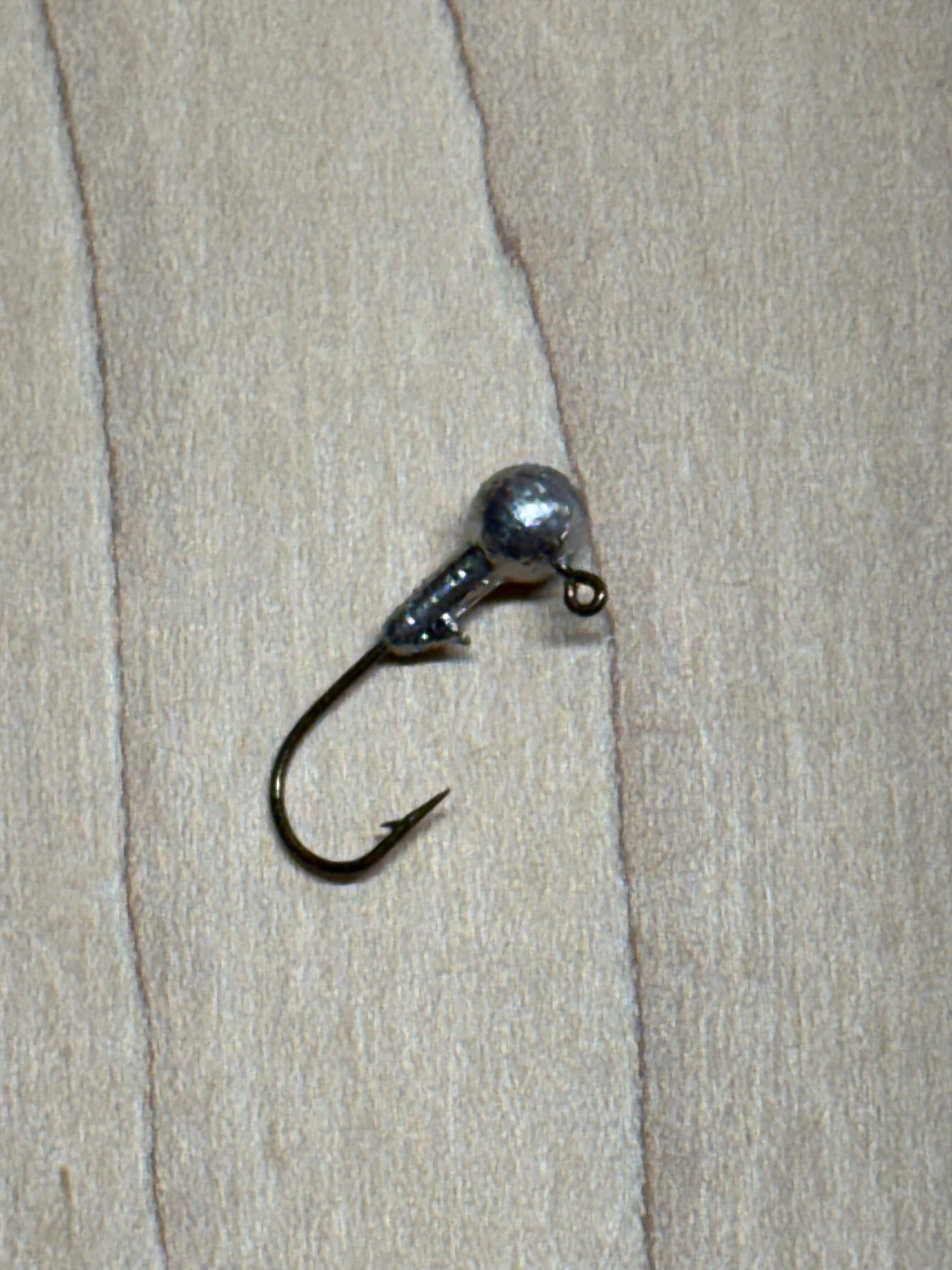 Barbed Jig Head Bronze J Hook