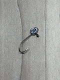 Big Eye Minnow Jig Head with Black Nickel Lil' Nasty Sickle Hook